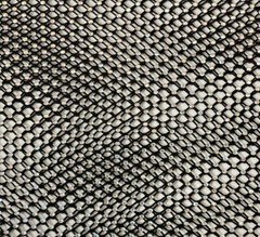 Crystal rhinestones On Black stretch mesh fabric 48” width sold by the yard