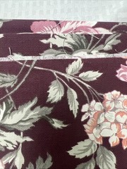 Better Homes & Gardens Traditional Floral Purple Cotton Fabric 3 Yds 32” x 54”