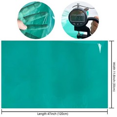 ONEART | 30 Gauge Leather Vinyl, Solid Color See-Through Waterproof Jelly Fau…