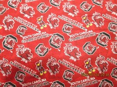 UNIVERSITY of SOUTH CAROLINA 1 YARD PIECE NEW SPORT DESIGN 100% COTTON