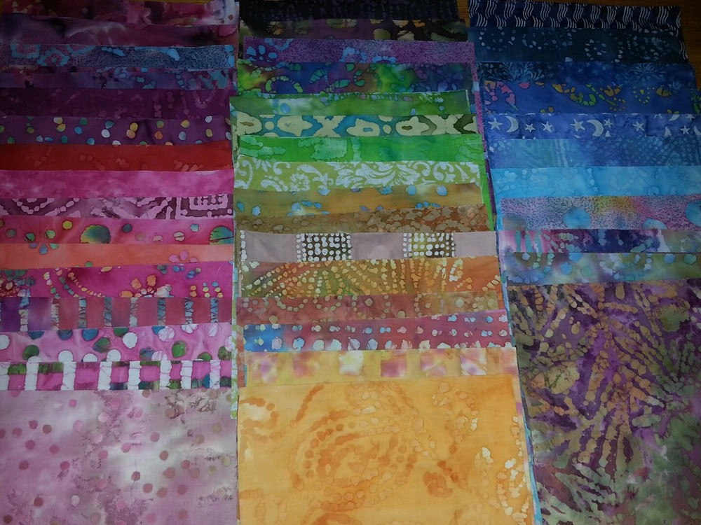 Lot#a, 200pcs BATIK quilt blocks, cotton fabric pack, 3.5″ squares