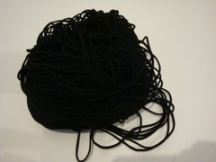 New 3mm (1/8”) Round Elastic Cord Sewing For DIY Face Masks Black 30 Yards