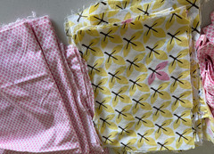 Fabric Lot, Remnants, Quilting, Craft Sewing Projects, Dwell Fabric