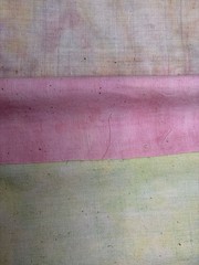 20 Plant Dyed Antique Homespun Fabric Squares 9*9 In Soft Pink Quilt Slow Stitch