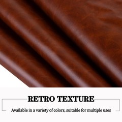 Ramya Brown-a Faux Leather Sheet 12″x53″