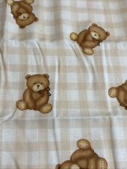Nursery Bears Cotton Fat Quarter 18”x21” New