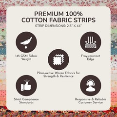 Waterlily Pond Quilting Fabric Strips Bundle