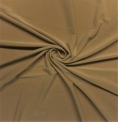 Discount Fabric Tubular Stretch Cotton Stretch Brown TB112