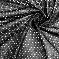 Sawyer BLACK Polyester Football Sports Mesh Knit Fabric by the Yard – 10047