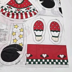 Vintage Daisy Kingdom Starbright doll Fabric Panel 7222 Cut and Sew Cotton