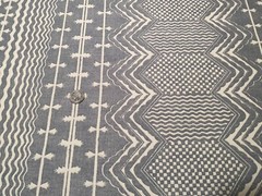 2.5YD FERMOIE UK Abbey Stripe Union Fabric w/ Custom Knit Backing $1144 Retail*