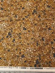 Gustav Klimt Gold Circles Robert Kaufman Fabric BTY Quilting Sewing #17183