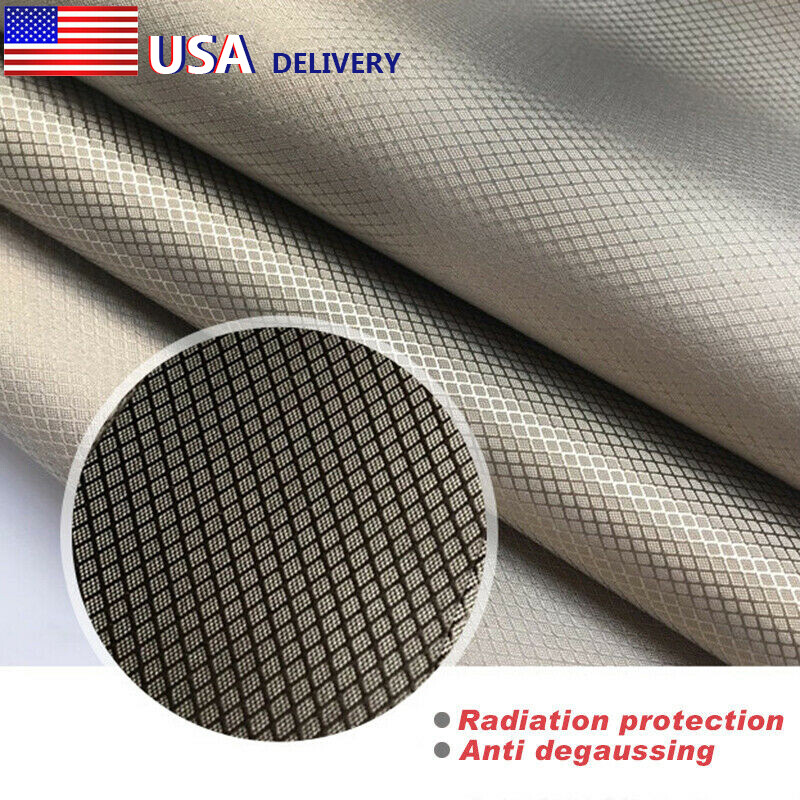 1/2/5M RFID EMF Radiation Protection Fabric Wifi Signal Shielding DIY 57″Wide