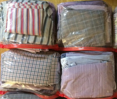 6 lb 5 oz Big Scraps Men’s assorted shirts 100% Cotton Fabric, quilting crafting
