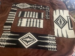 Pendleton Wool Remnants 5 Pieces Blanket weight Genuine Irregular
