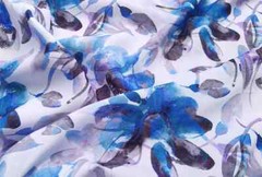 55” Wide By Yard Painting Viscose Fabric Shirt Dress Robe Material Rayon Cotton