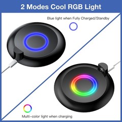 KUNSLUCK Charging Station for GO Plus + 2023, RGB Charging Dock with Protecti…