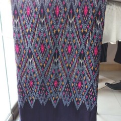 Thai Silk100% Natural Dark Blue Hand Woven Cloth High Quality Textile (2 Yards)