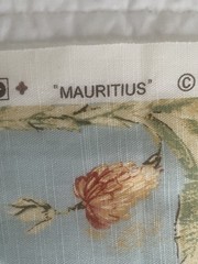 5TH AVENUE DESIGNS COVINGTON “MAURITIUS” Cut &Sewn Remnant Fabric-22″L X 162″ W