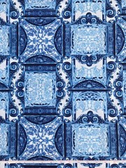 “To Rome with Love” – KANVAS – Blue – Quilt Fabric – Fat Quarter