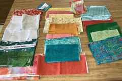 HUGE 21 Piece Fabric Scraps Beautiful Fabric Different Sizes All Cotton