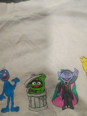 SESAME STREET Fabric Remnant