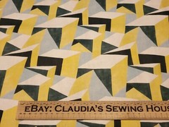 Geometrix BTY P&B Textiles Beige Gray Teal Citrine Blocks