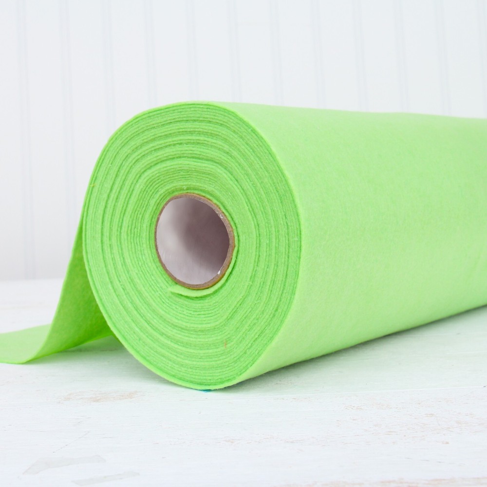 Premium Felt Roll – By The Yard – 36″ Wide – Light Green – Soft Wool-Like 1.2mm