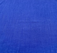 Cobalt Blue Super Soft Linen & Rayon Blend Fabric