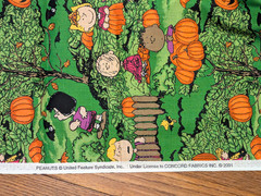 Peanuts Halloween Cotton Concord Fabrics 44” wide 2 Options: 1+ yd OR 2+ yd VTG