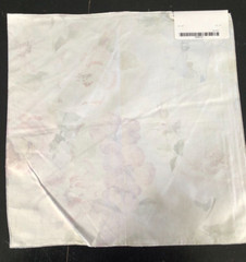 JANE CHURCHILL Mayflower in Pink, Olive 17 1/2″ Cotton Floral Fabric Sample