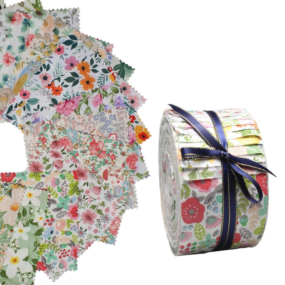 Jelly Rolls For Quilting . Inch Clearance Precut Floral Quilt Fabric Str