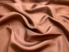 Coffee Brown China Silk HABOTAI Fabric 15mm weight