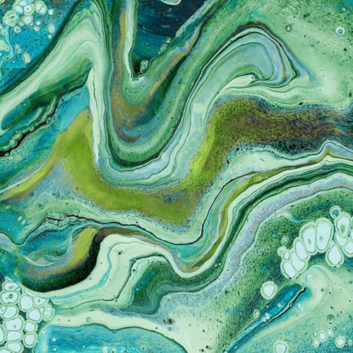 Fusion II By Quilting Treasures – Turquoise Swish #28292-Q