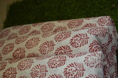 NO TARRIF CHARGES 100%✅ZK_135 Hand Block Floral Print 100%Cotton 3 Yard Fabric*