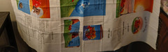 CUT AND SEW Fabric Panel TEN IN THE DEN FABRIC BOOK John Butler # 7307