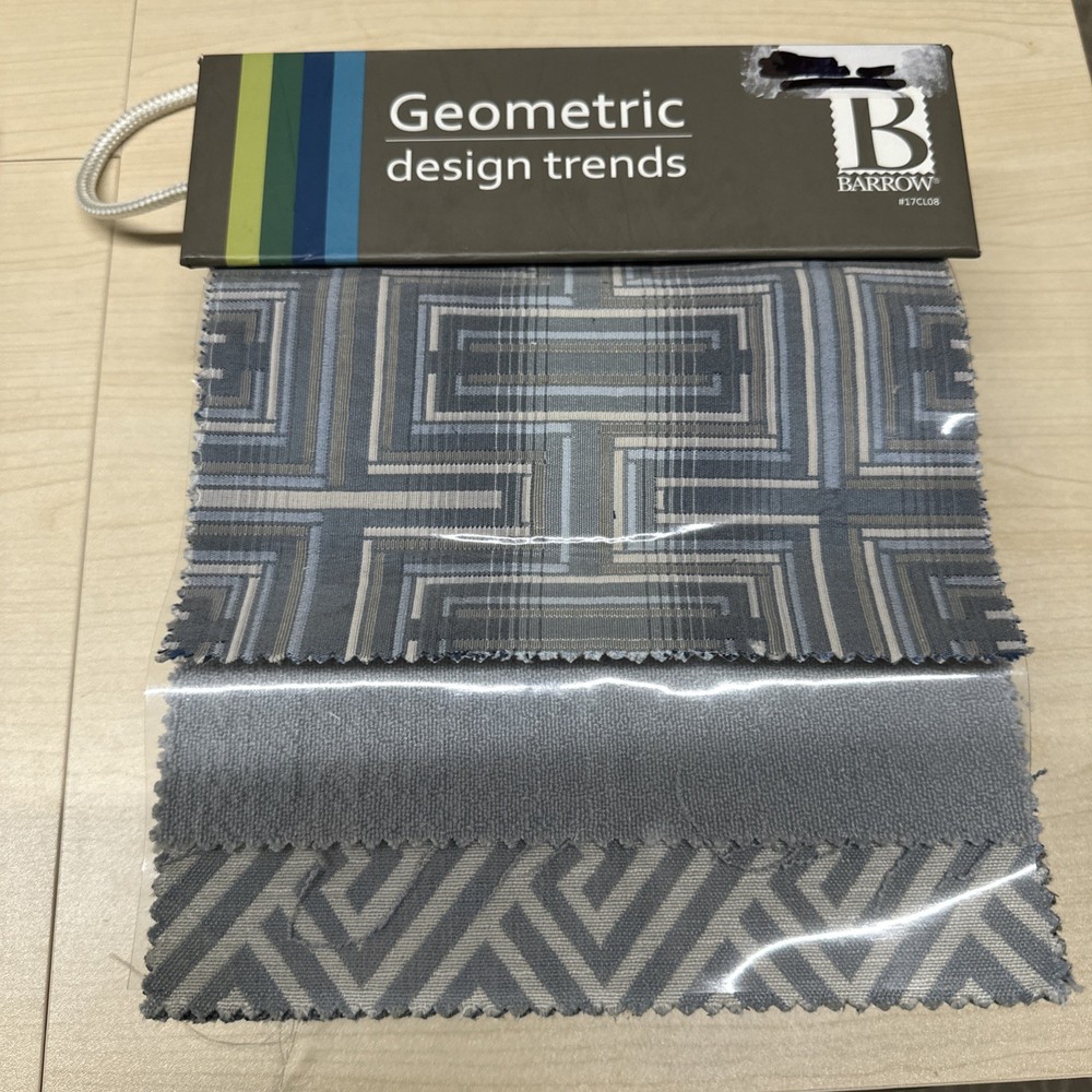 Fabric Sample Book Barrow Multicolor Teal Multipurpose 8×8 6×8 4×8 17 Pg Each