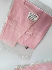 Lot of 13 New 100% Pure Silk Habotai Fabric Squares 27×27 Pink Hong Kong