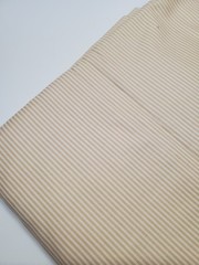 Suzuko Koseki Fabric By Yuwa Pin Stripe Cream Tan Japanese Cotton FAT QUARTER