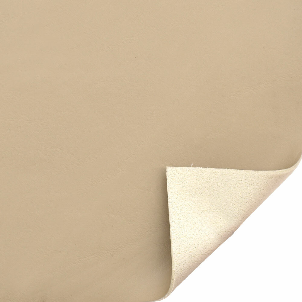 Boat 1/8 Foam Back Marine Vinyl | Faux Leather Beige 54 Inch (YD)