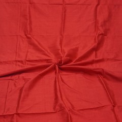 Vintage Red Pink 100%Pure Silk Handloom Sari Remnant 5YD Craft Fabric Silk Scrap