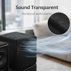 Speaker Grill Cloth Fabric 3D Mesh Acoustic Box Cover Breathable Repair Carpe…