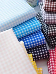 145cm Wide 4mm Cotton Gingham Check Fabric Dress Quilting Curtain Craft