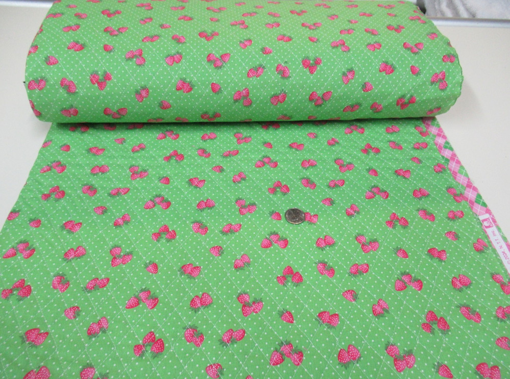 Fabric Traditions Double Faced Quilt STRAWBERRY FIELDS PLAID 8 yds (13913) Bolt