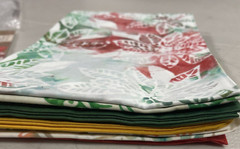 Annie’s Creative Quilters Batik Fabric Pack+ Pattern, Joy To The World FQ115 New