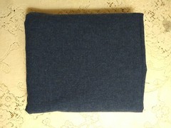 REMNANT Blue Lightweight Wool Fabric 13″ Long x 14″ Wide