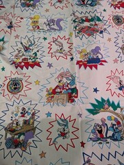 Vintage Fabric Panel 94 inches x 66 Inches For DIY Projects