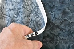 By 1/2 Yd, Marbled Blue Quilt Cotton, Avlyn/Smith & Milligan/Possibilities,P6833