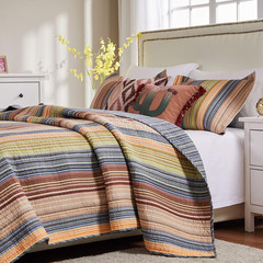 Greenland Home 100% Cotton Fashion Quilt Collection, Prewashed, Reversible Quilt