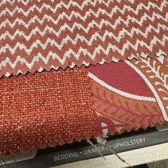 Fabric Sample Book Barrow Reds Yellows Geometric Trends 8×8 6×8 4×8 18 Pg Each
